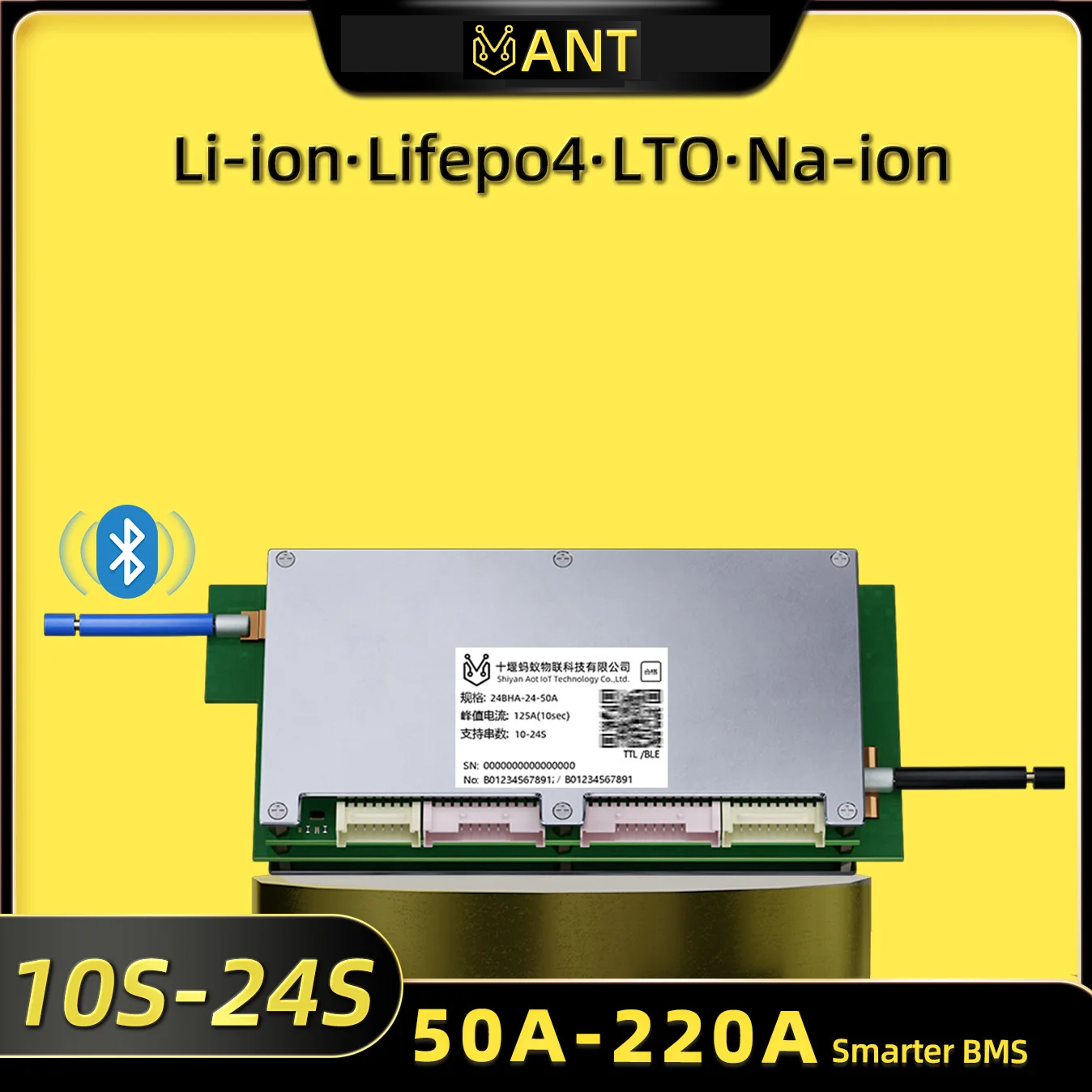 Smart Bms 24S 200A Bluetooth Lifepo4 - Ant BMS Smart 10S tot 24S