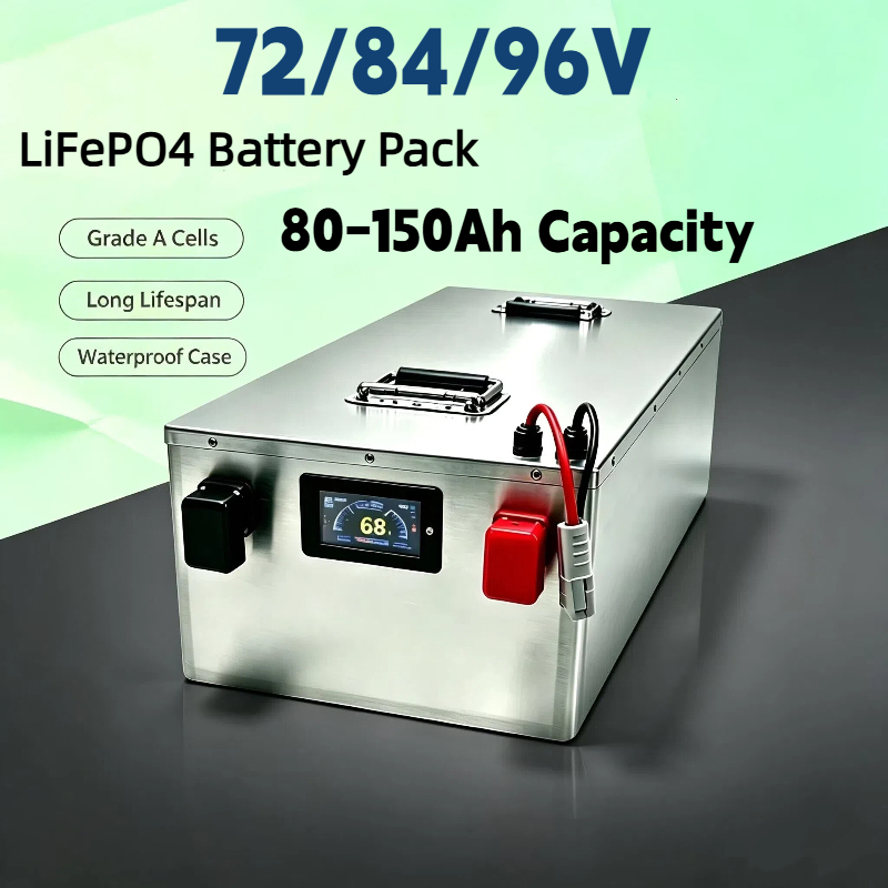 Lifepo4 72V 100Ah Battery Pack Ev - LIFEPO4 Batterijpakket met BMS 72V 84V