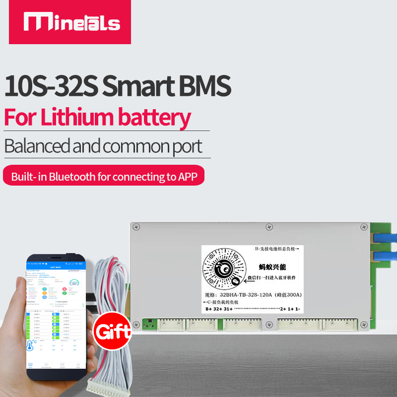 Smart Bms 24S 200A Bluetooth Lifepo4 - 10S-32S Mier Smart Bms 250a 200a