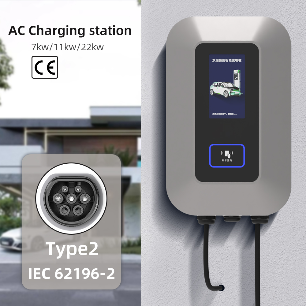 Ev Charger Type 2 22Kw 32A 3 Phase - 32A EV-laadstation 22KW 3-fasig elektrisch voertuiglader