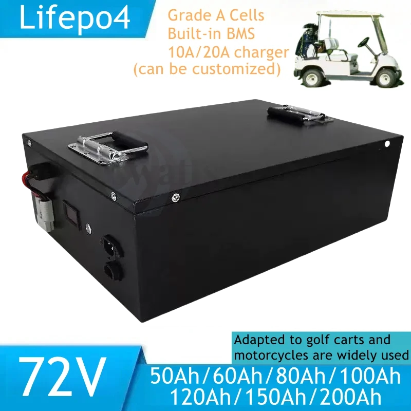 Lifepo4 72V 100Ah Battery Pack Ev - Lifepo4 accu 72V met Bluetooth BMS