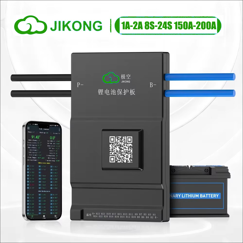 Smart Bms 24S 200A Bluetooth Lifepo4 - JK BMS Actieve Balancer 150A 200A