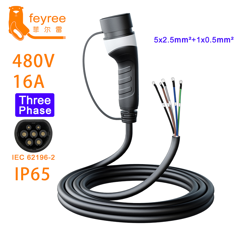 Ev Charger Type 2 22Kw 32A 3 Phase - Feyree 3-fasen oplader voor elektrische voertuigen,