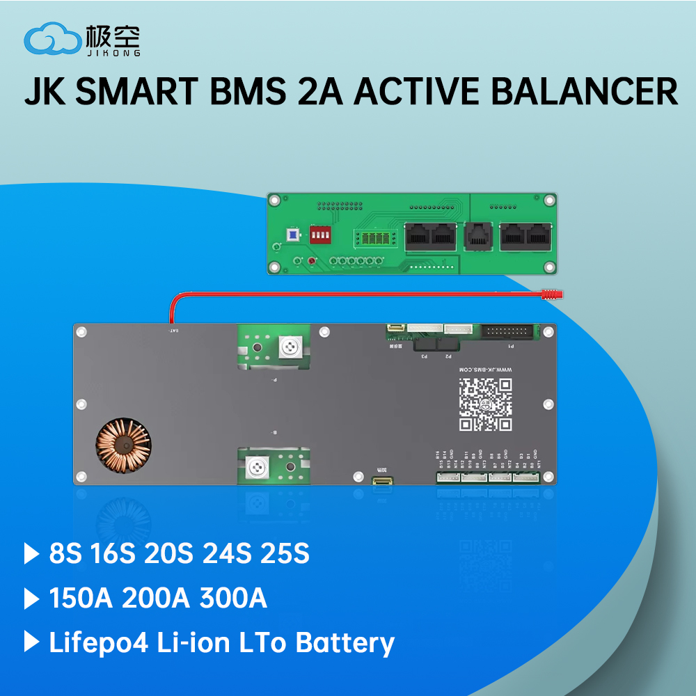 Smart Bms 24S 200A Bluetooth Lifepo4 - JK Smart BMS 2A Actieve Balancer