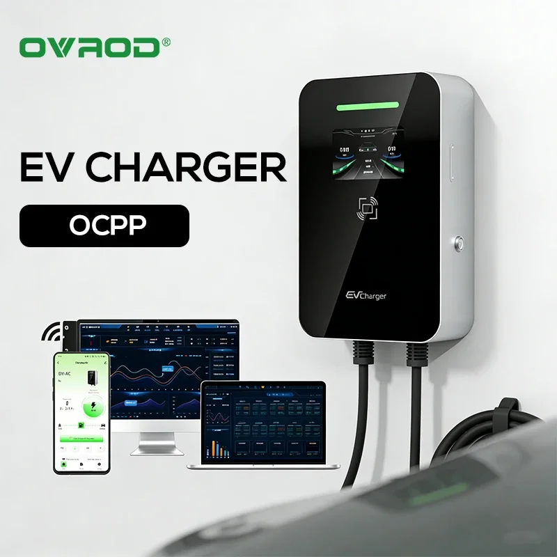Ev Charger Type 2 22Kw 32A 3 Phase - Ovrod Factory EVSE AC 7kW 11kW