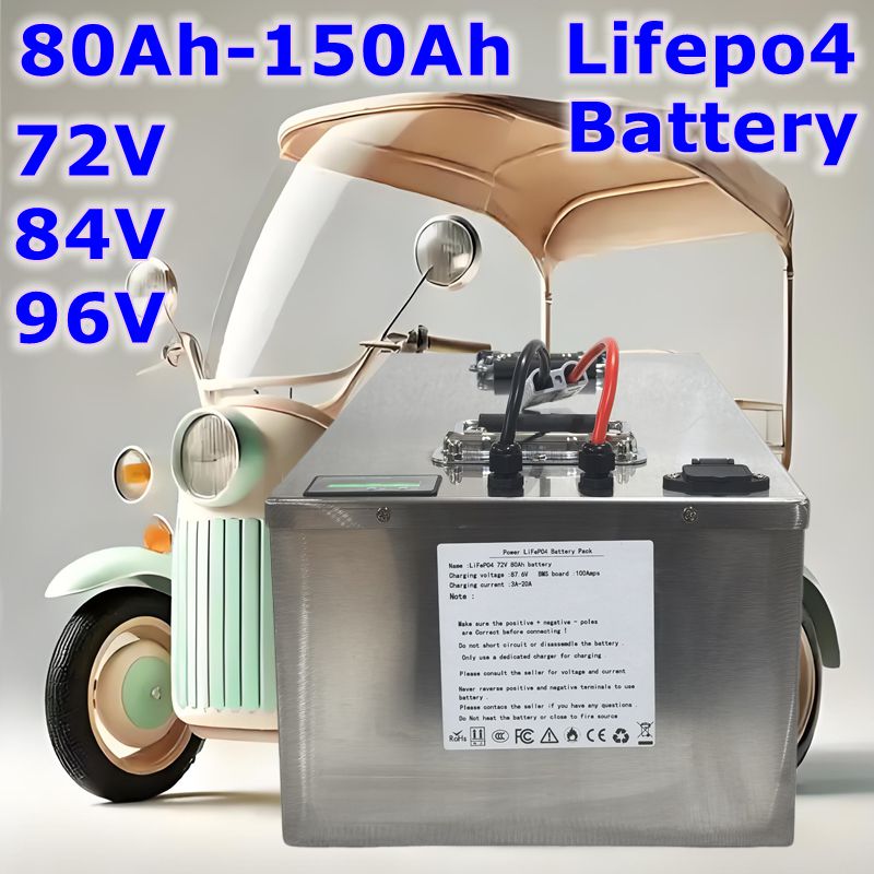 Lifepo4 72V 100Ah Battery Pack Ev - LIFEPO4 batterij 72V 84V 96V 80AH