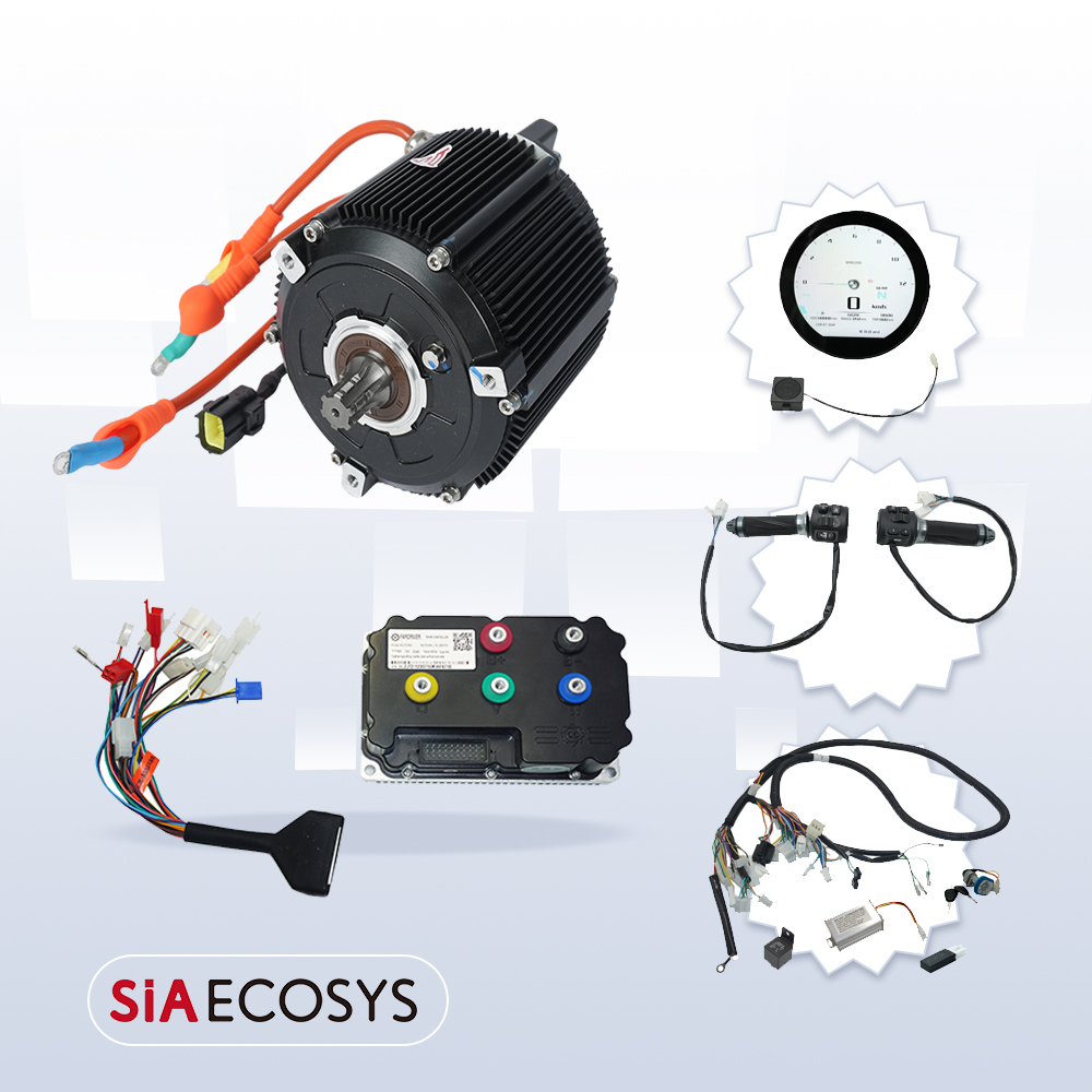 Mid Drive Motor Kit 72V 5000W - SiAECOSYS 5000W D133A-65 Elektrische Motorfietsen Mid-Drive