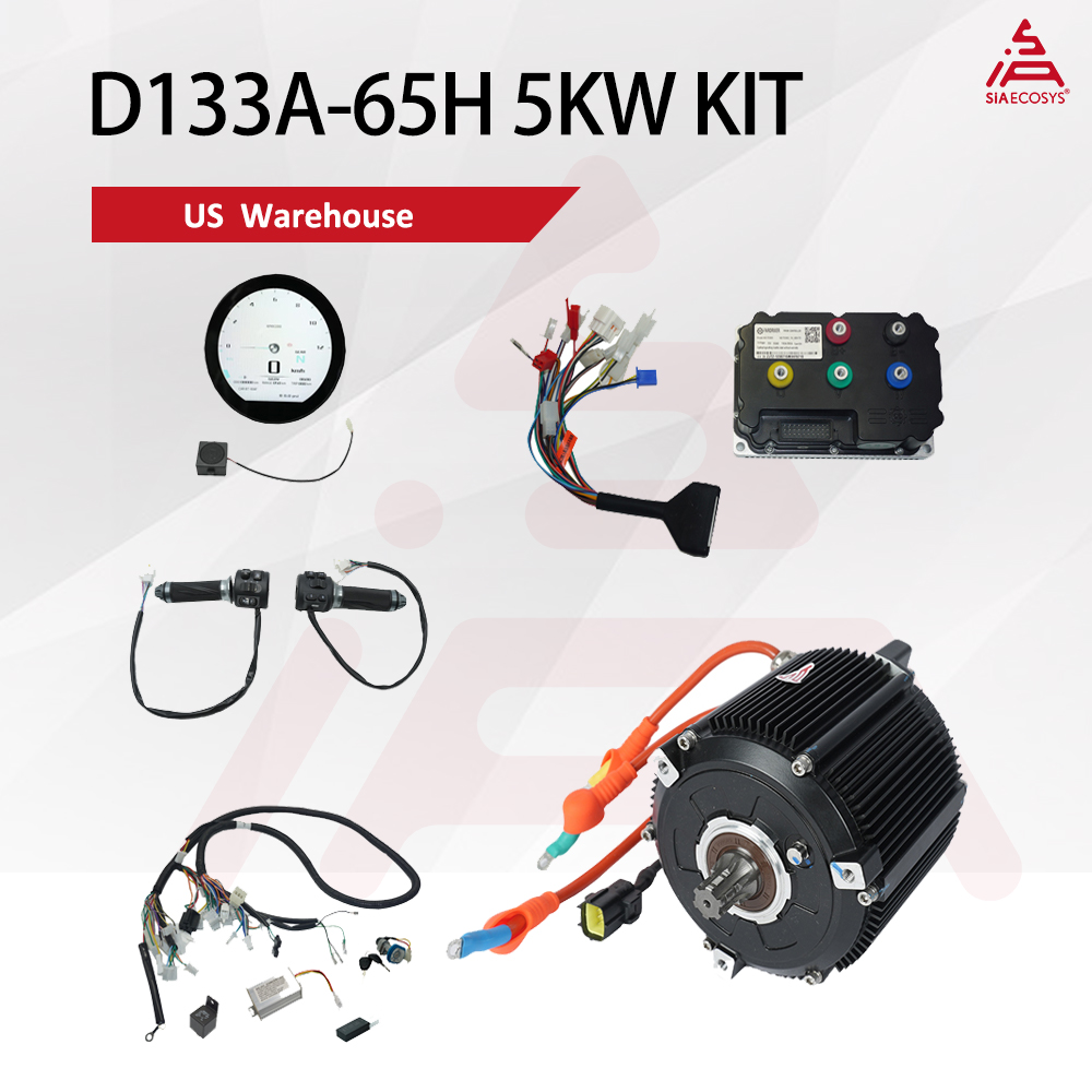 Mid Drive Motor Kit 72V 5000W - SIAECOSYS 5000W Elektrische Motorfiets Mid-Drive Motorkit