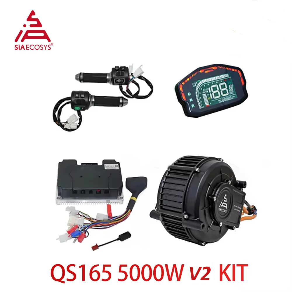QS165 V2 5000W 72V Mid Drive M - Mid Drive Motor Kit 72V 5000W recensie en prijs