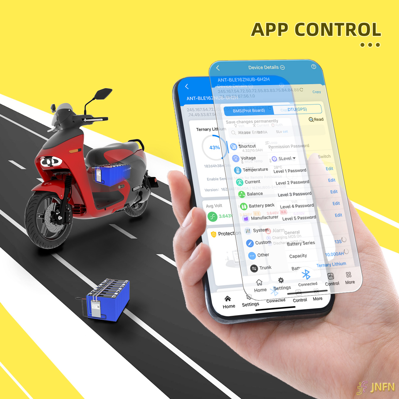 Ant BMS Smart 10S tot 24S 550A - Smart Bms 24S 200A Bluetooth Lifepo4 recensie en prijs