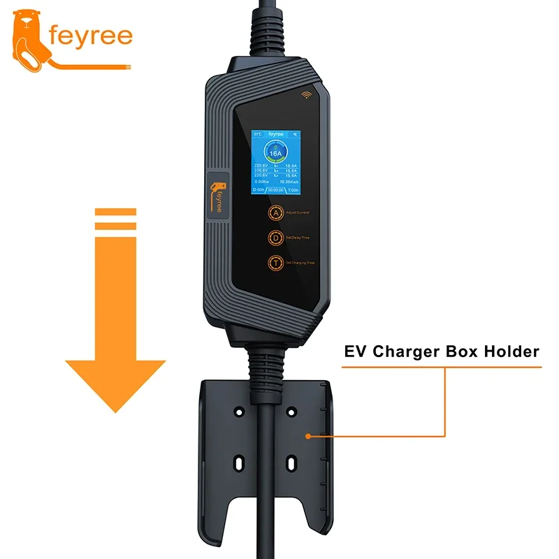 Feyree 11KW 16A 3-fasen Type 2 - Type 2 Portable Ev Charger 11Kw Cee recensie en prijs