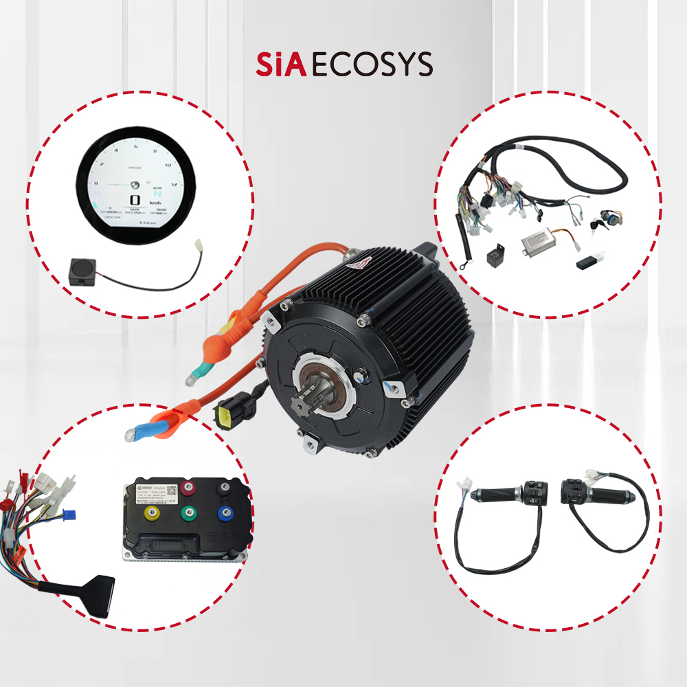 SiAECOSYS D133A-65 5000W 72V M - Mid Drive Motor Kit 72V 5000W recensie en prijs