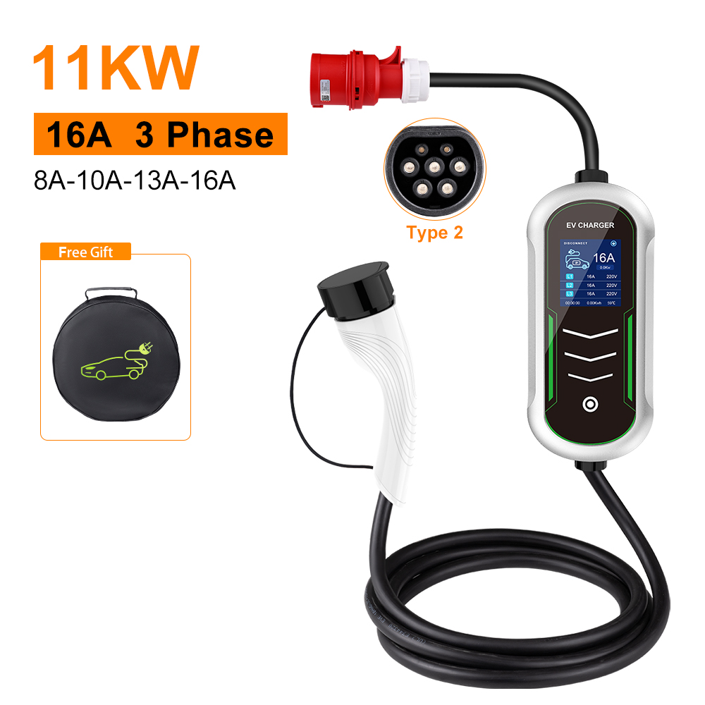 IPENGEN 11KW EV Draagbare Opla - Type 2 Portable Ev Charger 11Kw Cee recensie en prijs