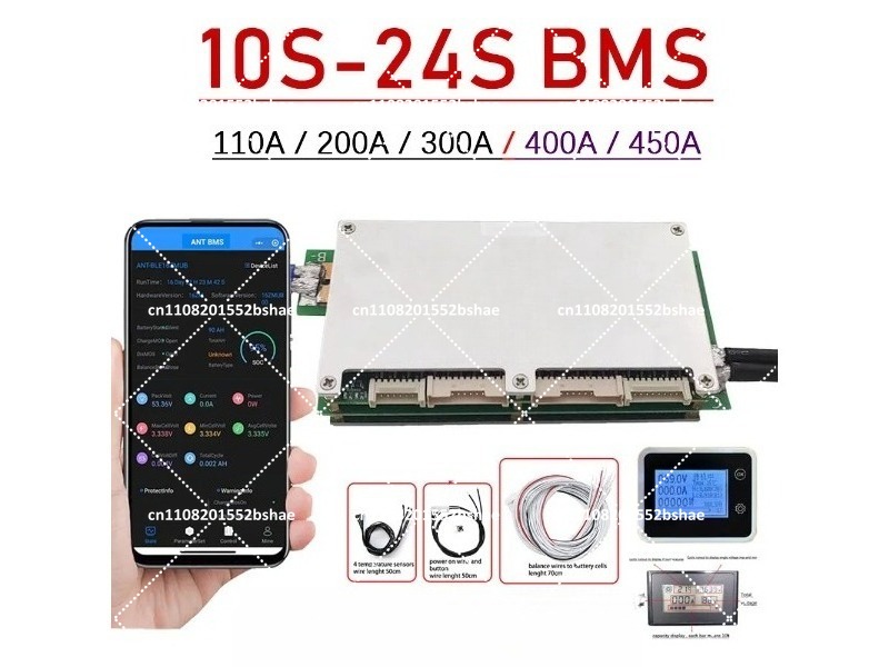 Slimme Bluetooth BMS 10S-24S 2 - Smart Bms 24S 200A Bluetooth Lifepo4 recensie en prijs