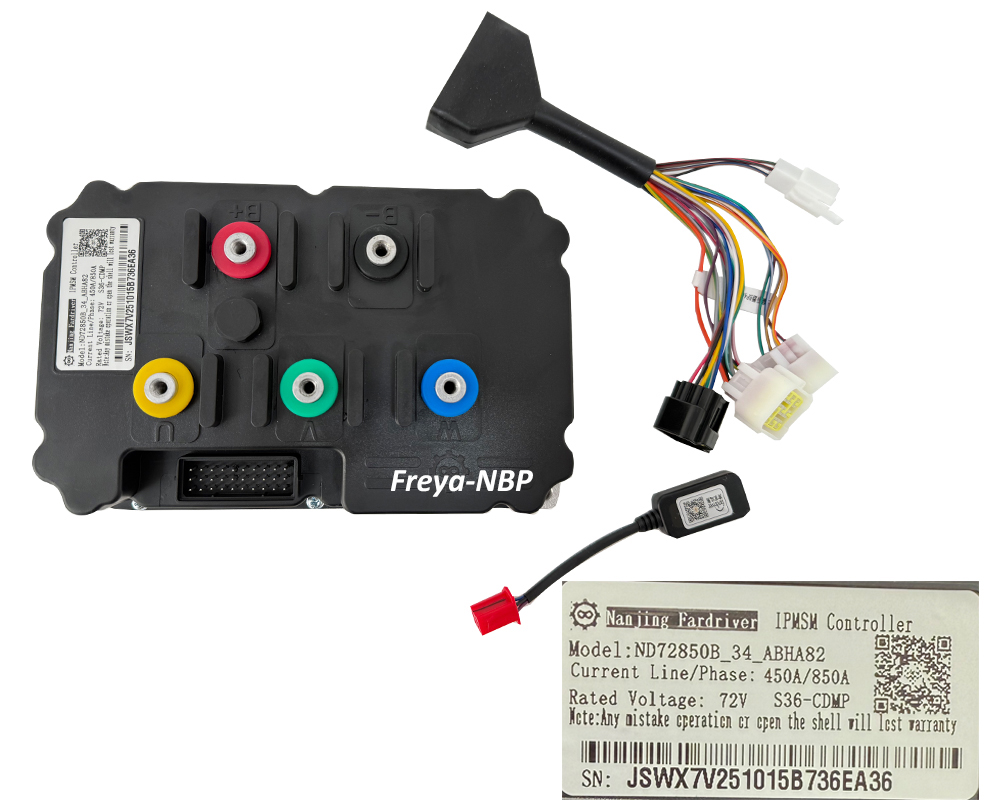QS180 72-96V 8000W Mid Drive E - Fardriver Nd72850 Controller recensie en prijs