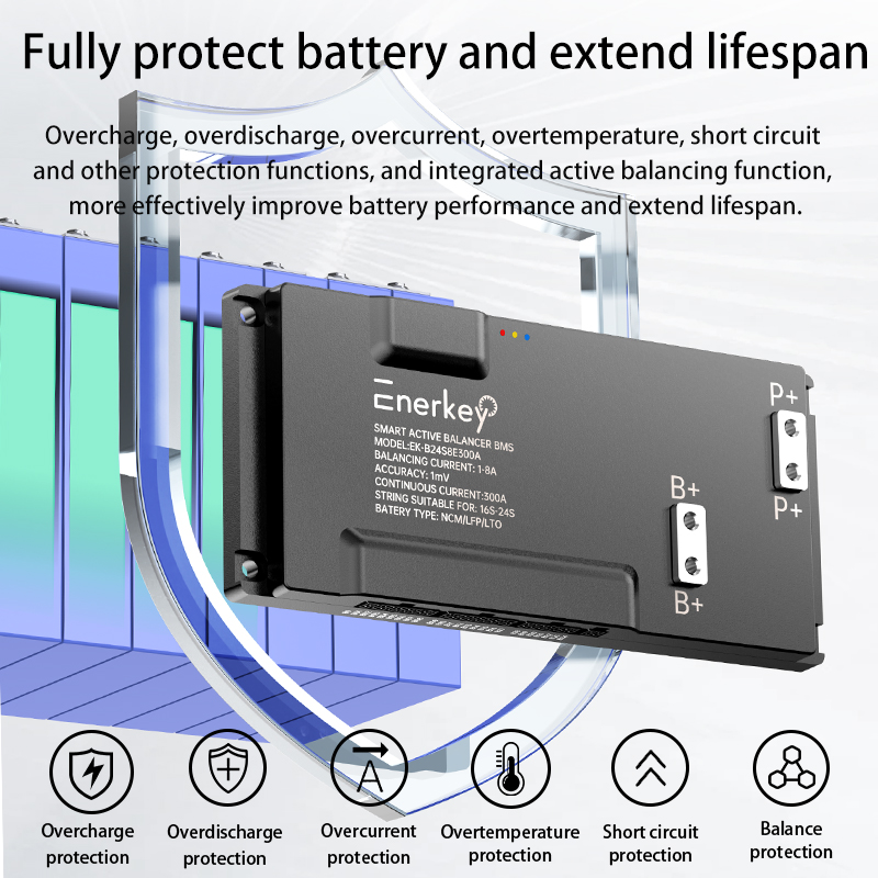 Enerkey Smart BMS 16S-24S 200A - Smart Bms 24S 200A Bluetooth Lifepo4 recensie en prijs