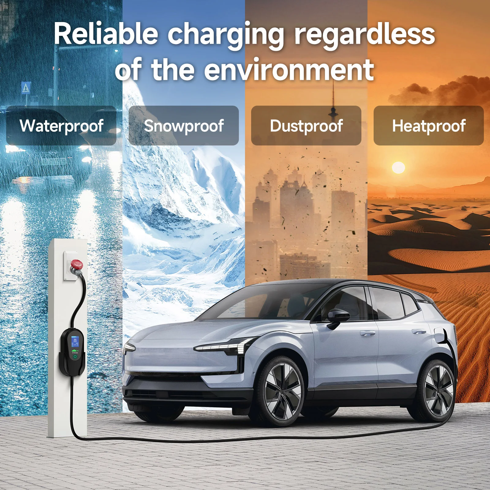 Puppyfc Draagbare 11KW EV-opla - Type 2 Portable Ev Charger 11Kw Cee recensie en prijs