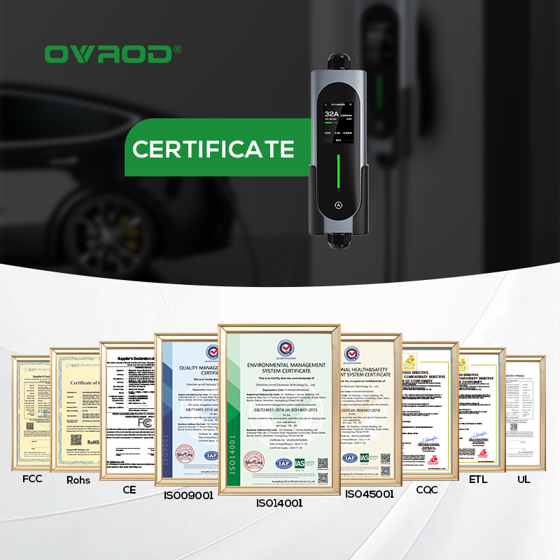 Ovrod EV-autolader 16A 11kW dr - Type 2 Portable Ev Charger 11Kw Cee recensie en prijs