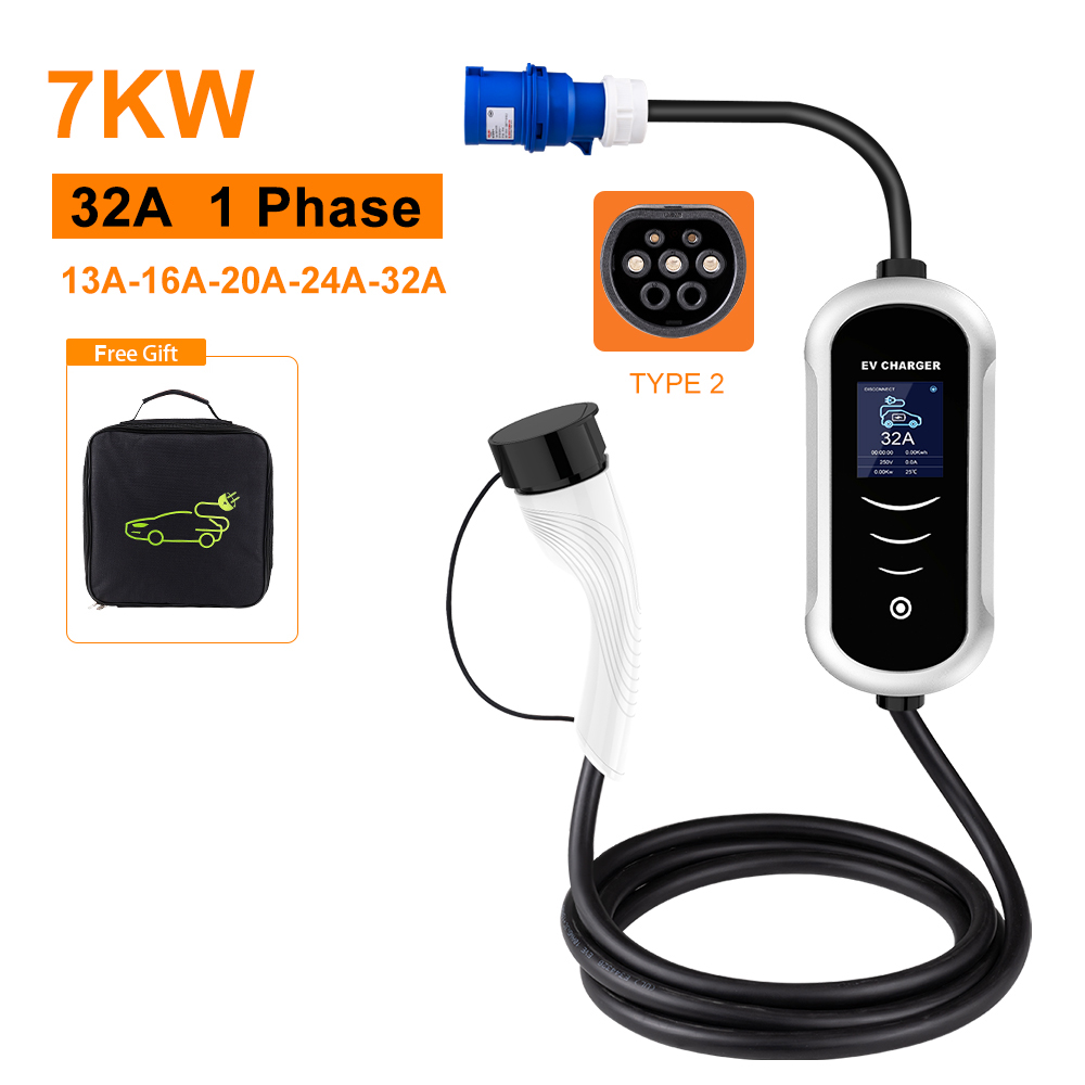 Ipengen Type 2 Draagbare Ev Op - Type 2 Portable Ev Charger 11Kw Cee recensie en prijs