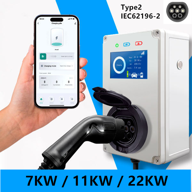 Type 2 EV-lader 32A 7KW laadst - Ev Charger Type 2 22Kw 32A 3 Phase recensie en prijs