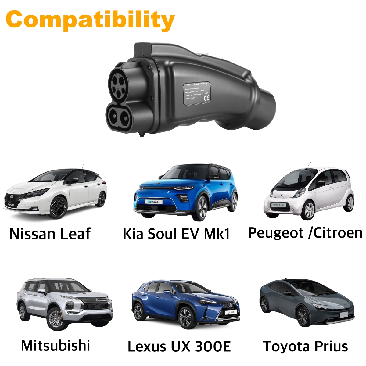 EVcharger4U CCS1 naar CHAdeMO  - Chademo To Ccs Combo 1 Adapter recensie en prijs