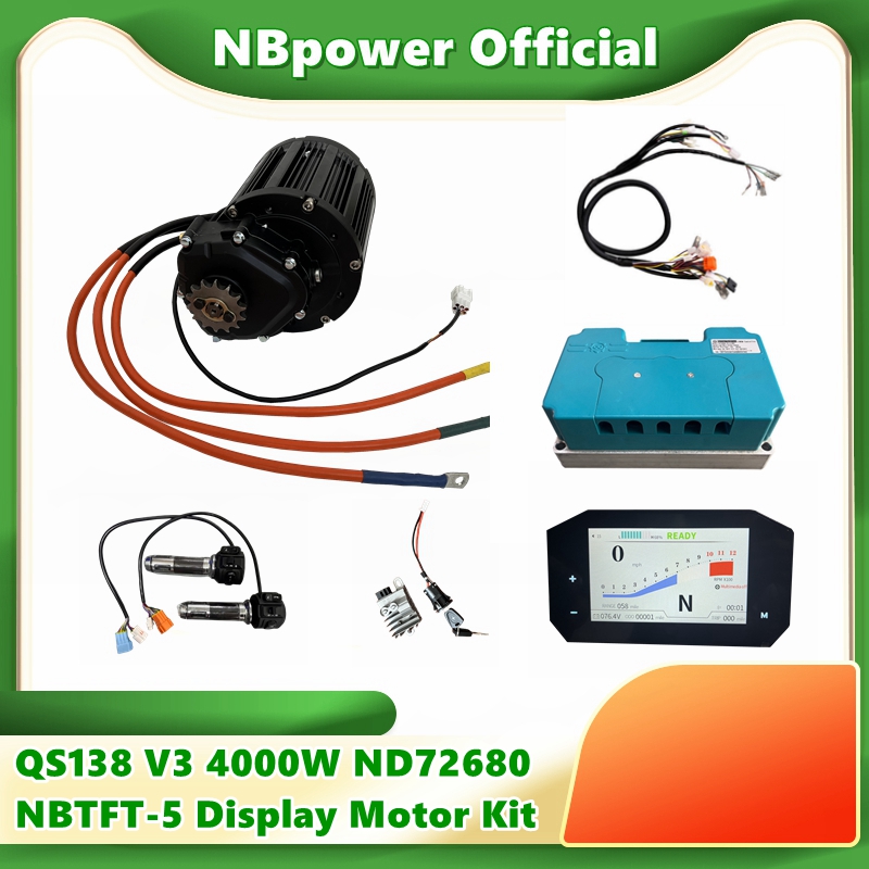 QS 90H 138 4000W V3 Mid Drive  - Fardriver Nd72850 Controller recensie en prijs