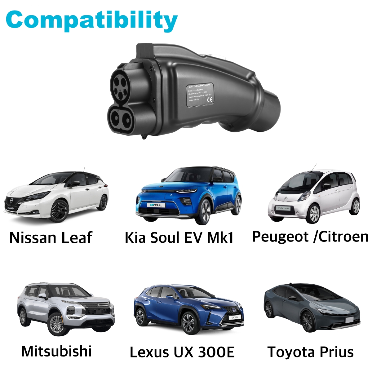 EVcharger4U CCS1 naar CHAdeMO  - Chademo To Ccs Combo 1 Adapter recensie en prijs